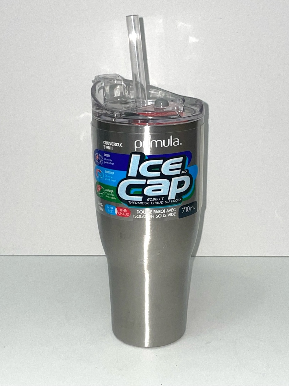 Primula Ice COLD Stainless Steel Travel Tumbler - Silver